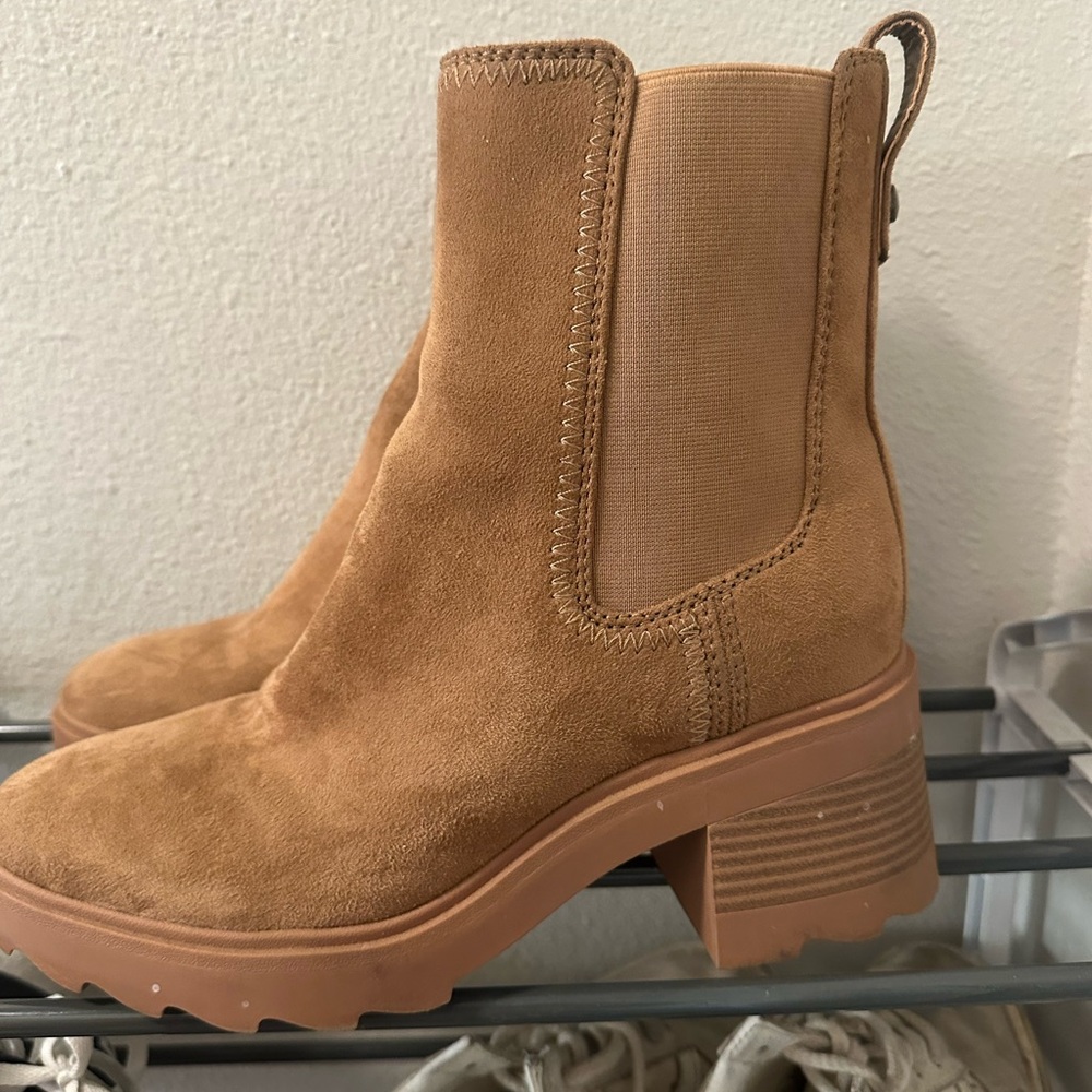 Tan Suede Ankle Boots